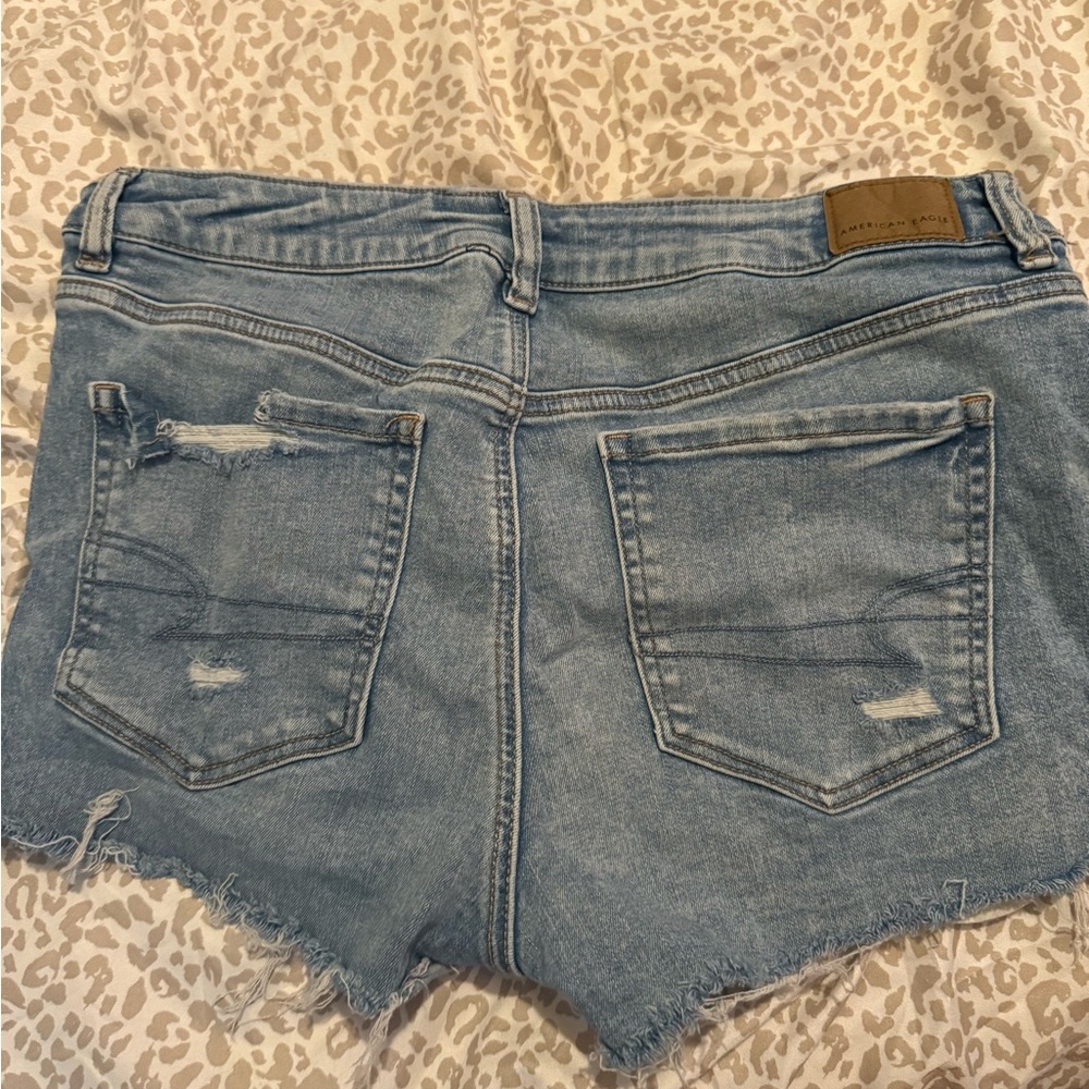 American Eagle Denim Blue Women Shorts